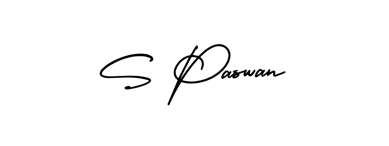 Also we have S Paswan name is the best signature style. Create professional handwritten signature collection using AmerikaSignatureDemo-Regular autograph style. S Paswan signature style 3 images and pictures png