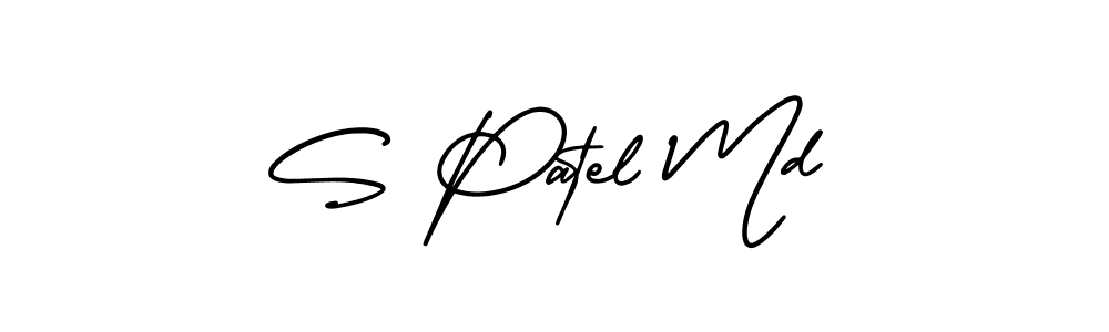 How to make S Patel Md signature? AmerikaSignatureDemo-Regular is a professional autograph style. Create handwritten signature for S Patel Md name. S Patel Md signature style 3 images and pictures png