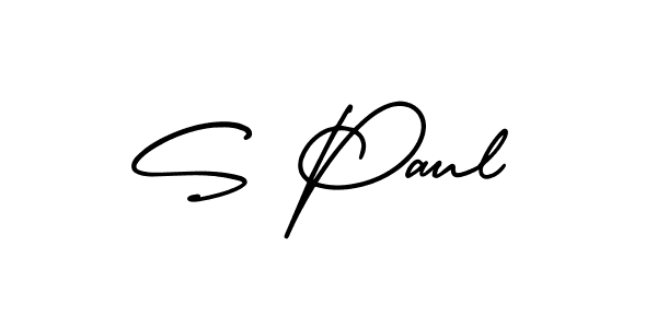 Also we have S Paul name is the best signature style. Create professional handwritten signature collection using AmerikaSignatureDemo-Regular autograph style. S Paul signature style 3 images and pictures png