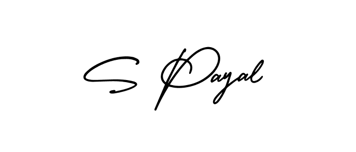Make a beautiful signature design for name S Payal. Use this online signature maker to create a handwritten signature for free. S Payal signature style 3 images and pictures png