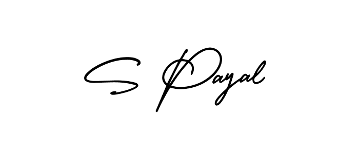 Check out images of Autograph of S Payal name. Actor S Payal Signature Style. AmerikaSignatureDemo-Regular is a professional sign style online. S Payal signature style 3 images and pictures png