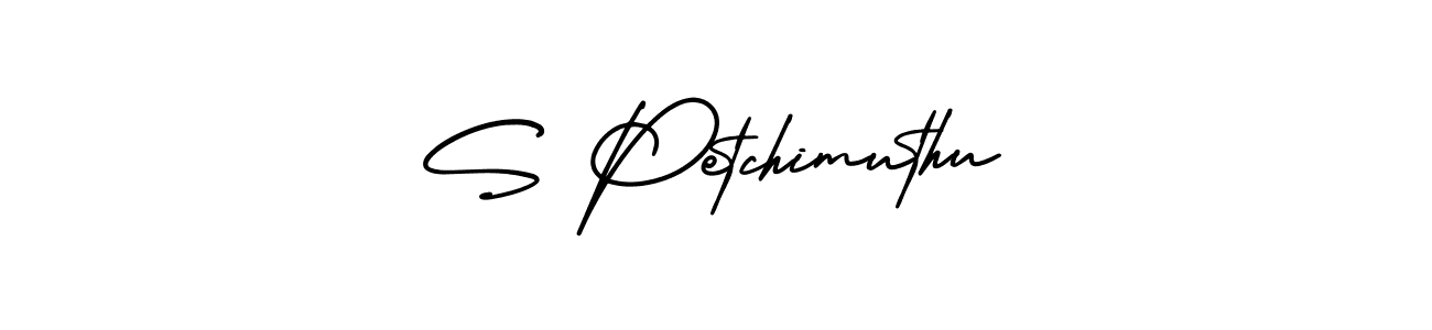 Design your own signature with our free online signature maker. With this signature software, you can create a handwritten (AmerikaSignatureDemo-Regular) signature for name S Petchimuthu. S Petchimuthu signature style 3 images and pictures png