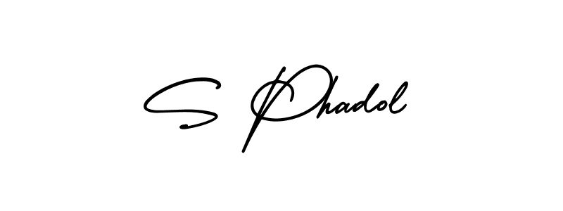 Make a beautiful signature design for name S Phadol. Use this online signature maker to create a handwritten signature for free. S Phadol signature style 3 images and pictures png