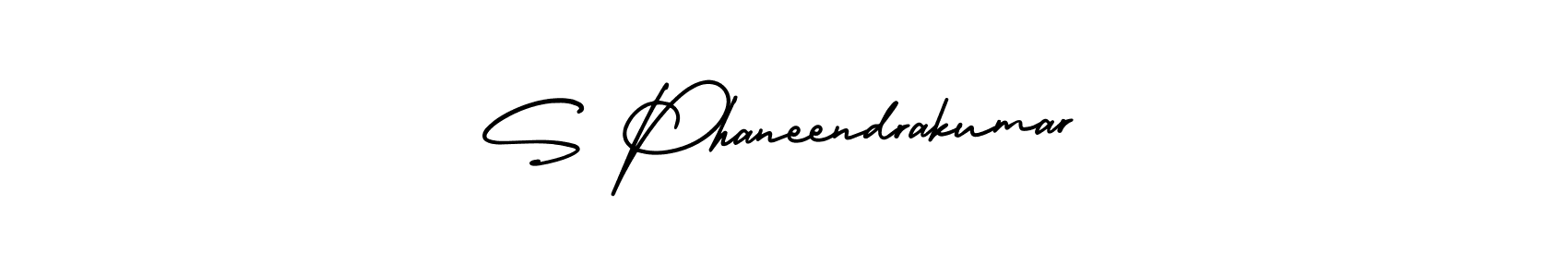 Also You can easily find your signature by using the search form. We will create S Phaneendrakumar name handwritten signature images for you free of cost using AmerikaSignatureDemo-Regular sign style. S Phaneendrakumar signature style 3 images and pictures png