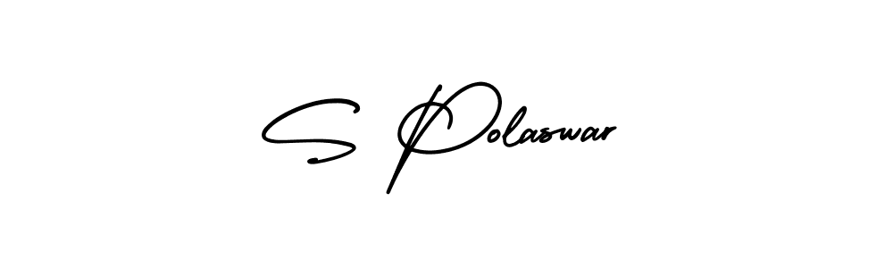 Make a beautiful signature design for name S Polaswar. Use this online signature maker to create a handwritten signature for free. S Polaswar signature style 3 images and pictures png