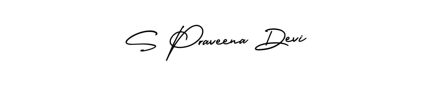 Make a beautiful signature design for name S Praveena Devi. Use this online signature maker to create a handwritten signature for free. S Praveena Devi signature style 3 images and pictures png