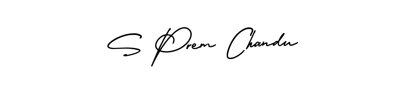 Design your own signature with our free online signature maker. With this signature software, you can create a handwritten (AmerikaSignatureDemo-Regular) signature for name S Prem Chandu. S Prem Chandu signature style 3 images and pictures png