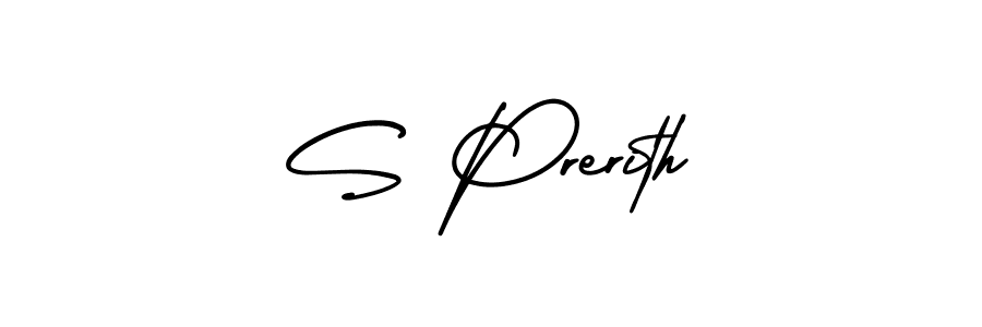 if you are searching for the best signature style for your name S Prerith. so please give up your signature search. here we have designed multiple signature styles  using AmerikaSignatureDemo-Regular. S Prerith signature style 3 images and pictures png