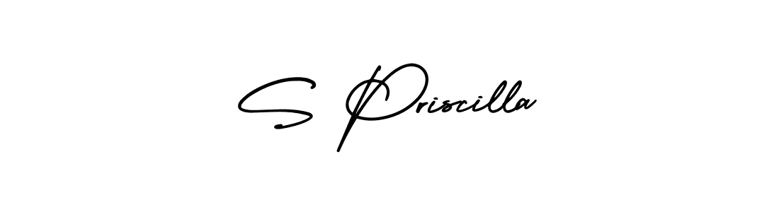 How to Draw S Priscilla signature style? AmerikaSignatureDemo-Regular is a latest design signature styles for name S Priscilla. S Priscilla signature style 3 images and pictures png