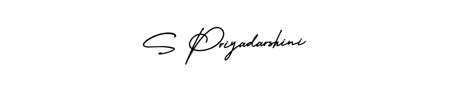 Similarly AmerikaSignatureDemo-Regular is the best handwritten signature design. Signature creator online .You can use it as an online autograph creator for name S Priyadarshini. S Priyadarshini signature style 3 images and pictures png