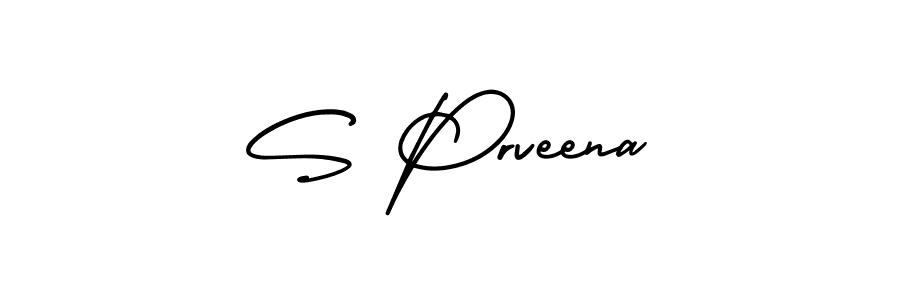 Make a short S Prveena signature style. Manage your documents anywhere anytime using AmerikaSignatureDemo-Regular. Create and add eSignatures, submit forms, share and send files easily. S Prveena signature style 3 images and pictures png