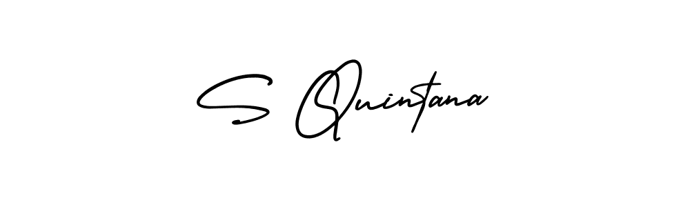 Similarly AmerikaSignatureDemo-Regular is the best handwritten signature design. Signature creator online .You can use it as an online autograph creator for name S Quintana. S Quintana signature style 3 images and pictures png
