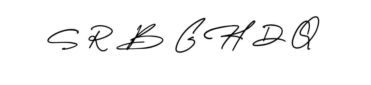 Design your own signature with our free online signature maker. With this signature software, you can create a handwritten (AmerikaSignatureDemo-Regular) signature for name S R B G H D Q. S R B G H D Q signature style 3 images and pictures png