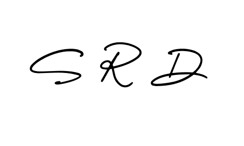 Create a beautiful signature design for name S R D. With this signature (AmerikaSignatureDemo-Regular) fonts, you can make a handwritten signature for free. S R D signature style 3 images and pictures png