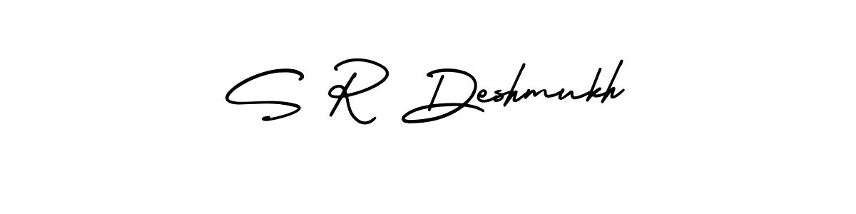 How to Draw S R Deshmukh signature style? AmerikaSignatureDemo-Regular is a latest design signature styles for name S R Deshmukh. S R Deshmukh signature style 3 images and pictures png