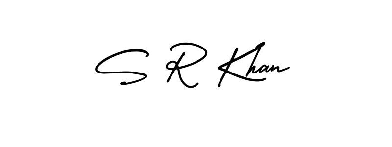 How to make S R Khan signature? AmerikaSignatureDemo-Regular is a professional autograph style. Create handwritten signature for S R Khan name. S R Khan signature style 3 images and pictures png