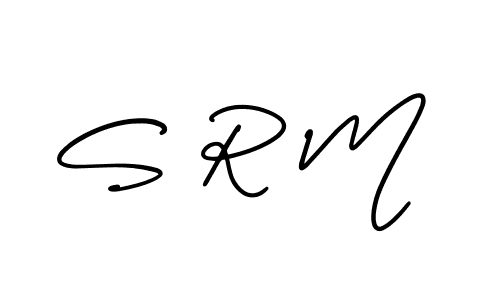 You should practise on your own different ways (AmerikaSignatureDemo-Regular) to write your name (S R M) in signature. don't let someone else do it for you. S R M signature style 3 images and pictures png