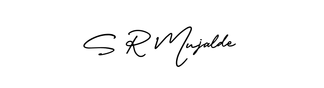 Also You can easily find your signature by using the search form. We will create S R Mujalde name handwritten signature images for you free of cost using AmerikaSignatureDemo-Regular sign style. S R Mujalde signature style 3 images and pictures png