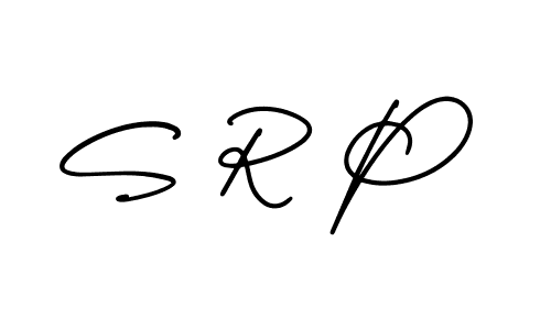 The best way (AmerikaSignatureDemo-Regular) to make a short signature is to pick only two or three words in your name. The name S R P include a total of six letters. For converting this name. S R P signature style 3 images and pictures png