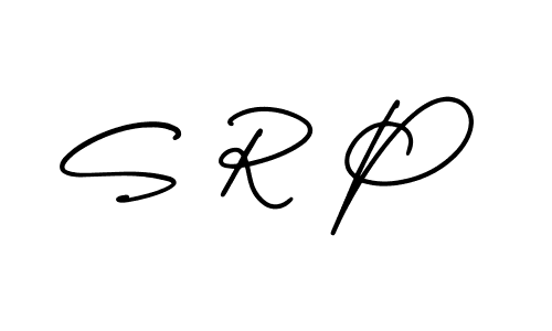 You should practise on your own different ways (AmerikaSignatureDemo-Regular) to write your name (S R P) in signature. don't let someone else do it for you. S R P signature style 3 images and pictures png