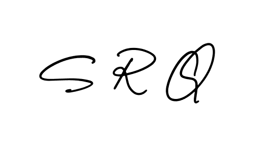 Make a beautiful signature design for name S R Q. With this signature (AmerikaSignatureDemo-Regular) style, you can create a handwritten signature for free. S R Q signature style 3 images and pictures png