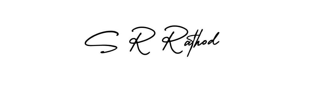 AmerikaSignatureDemo-Regular is a professional signature style that is perfect for those who want to add a touch of class to their signature. It is also a great choice for those who want to make their signature more unique. Get S R Rathod name to fancy signature for free. S R Rathod signature style 3 images and pictures png