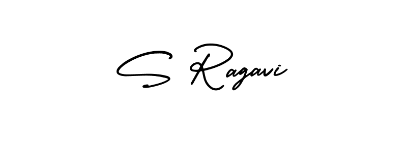 Make a beautiful signature design for name S Ragavi. Use this online signature maker to create a handwritten signature for free. S Ragavi signature style 3 images and pictures png