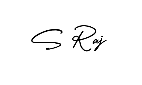 Create a beautiful signature design for name S Raj. With this signature (AmerikaSignatureDemo-Regular) fonts, you can make a handwritten signature for free. S Raj signature style 3 images and pictures png