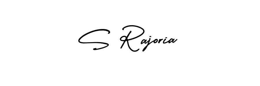 How to make S Rajoria signature? AmerikaSignatureDemo-Regular is a professional autograph style. Create handwritten signature for S Rajoria name. S Rajoria signature style 3 images and pictures png