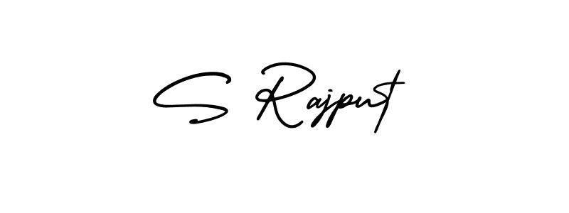 Design your own signature with our free online signature maker. With this signature software, you can create a handwritten (AmerikaSignatureDemo-Regular) signature for name S Rajput. S Rajput signature style 3 images and pictures png