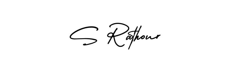 AmerikaSignatureDemo-Regular is a professional signature style that is perfect for those who want to add a touch of class to their signature. It is also a great choice for those who want to make their signature more unique. Get S Rathour name to fancy signature for free. S Rathour signature style 3 images and pictures png