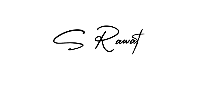 AmerikaSignatureDemo-Regular is a professional signature style that is perfect for those who want to add a touch of class to their signature. It is also a great choice for those who want to make their signature more unique. Get S Rawat name to fancy signature for free. S Rawat signature style 3 images and pictures png