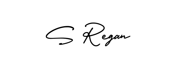 if you are searching for the best signature style for your name S Regan. so please give up your signature search. here we have designed multiple signature styles  using AmerikaSignatureDemo-Regular. S Regan signature style 3 images and pictures png