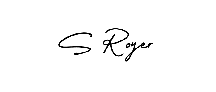 Similarly AmerikaSignatureDemo-Regular is the best handwritten signature design. Signature creator online .You can use it as an online autograph creator for name S Royer. S Royer signature style 3 images and pictures png
