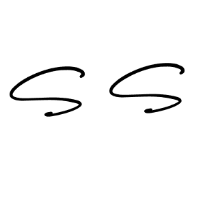 How to make S S name signature. Use AmerikaSignatureDemo-Regular style for creating short signs online. This is the latest handwritten sign. S S signature style 3 images and pictures png