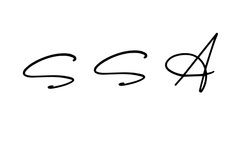 Also You can easily find your signature by using the search form. We will create S S A name handwritten signature images for you free of cost using AmerikaSignatureDemo-Regular sign style. S S A signature style 3 images and pictures png