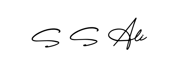 if you are searching for the best signature style for your name S S Ali. so please give up your signature search. here we have designed multiple signature styles  using AmerikaSignatureDemo-Regular. S S Ali signature style 3 images and pictures png