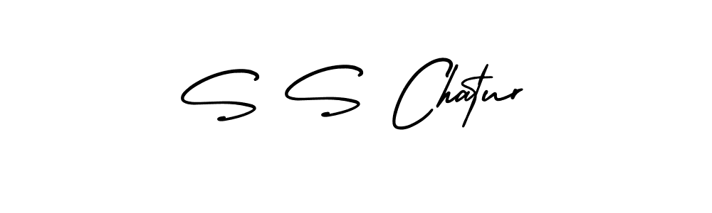 Best and Professional Signature Style for S S Chatur. AmerikaSignatureDemo-Regular Best Signature Style Collection. S S Chatur signature style 3 images and pictures png