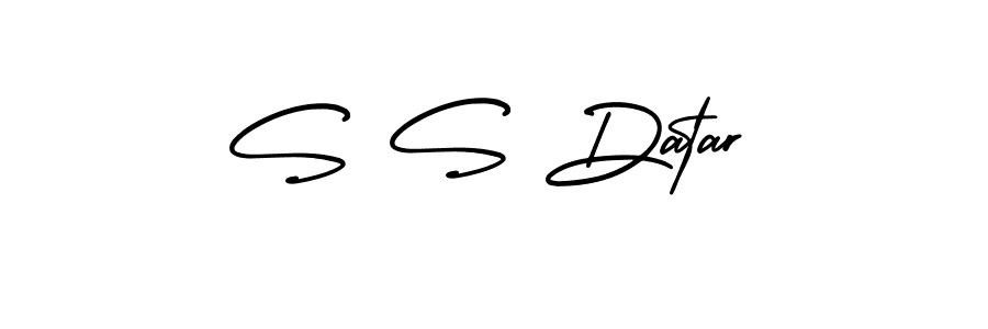 if you are searching for the best signature style for your name S S Datar. so please give up your signature search. here we have designed multiple signature styles  using AmerikaSignatureDemo-Regular. S S Datar signature style 3 images and pictures png