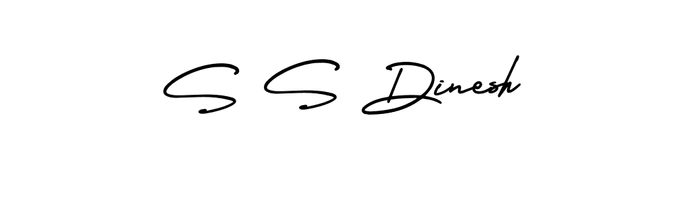 Make a beautiful signature design for name S S Dinesh. Use this online signature maker to create a handwritten signature for free. S S Dinesh signature style 3 images and pictures png