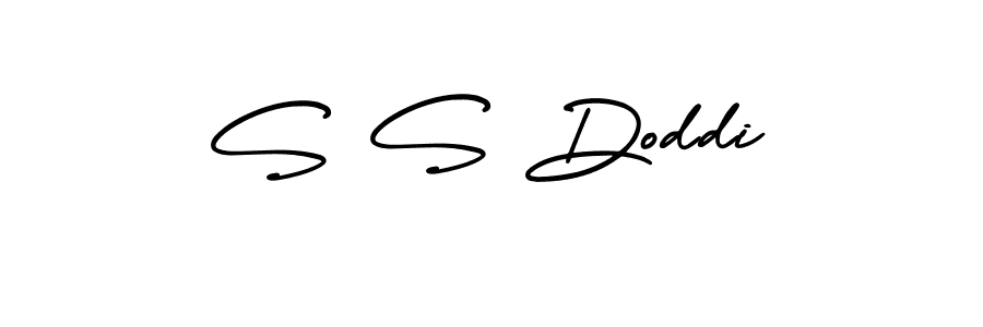 AmerikaSignatureDemo-Regular is a professional signature style that is perfect for those who want to add a touch of class to their signature. It is also a great choice for those who want to make their signature more unique. Get S S Doddi name to fancy signature for free. S S Doddi signature style 3 images and pictures png