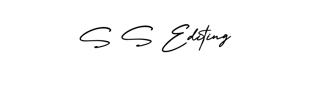 Make a beautiful signature design for name S S Editing. Use this online signature maker to create a handwritten signature for free. S S Editing signature style 3 images and pictures png