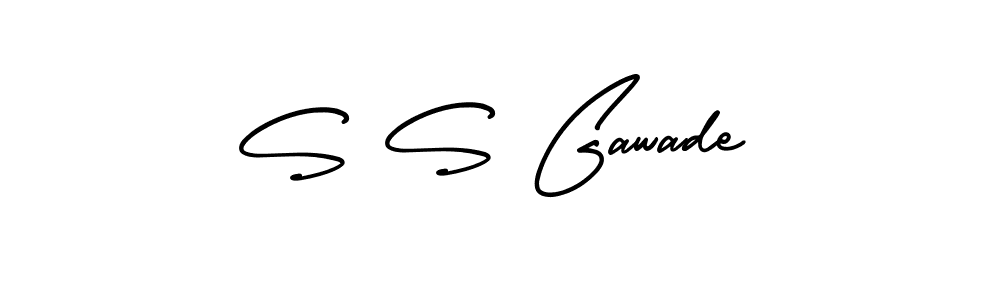 Similarly AmerikaSignatureDemo-Regular is the best handwritten signature design. Signature creator online .You can use it as an online autograph creator for name S S Gawade. S S Gawade signature style 3 images and pictures png