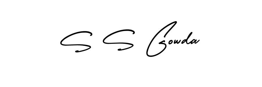 Here are the top 10 professional signature styles for the name S S Gowda. These are the best autograph styles you can use for your name. S S Gowda signature style 3 images and pictures png