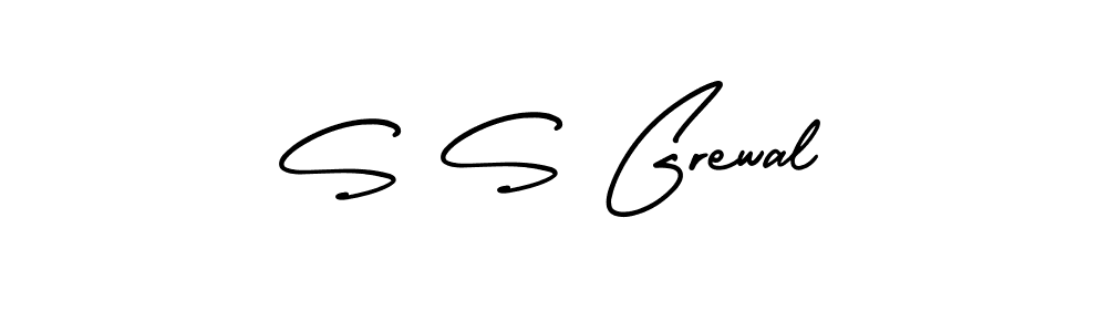 Check out images of Autograph of S S Grewal name. Actor S S Grewal Signature Style. AmerikaSignatureDemo-Regular is a professional sign style online. S S Grewal signature style 3 images and pictures png