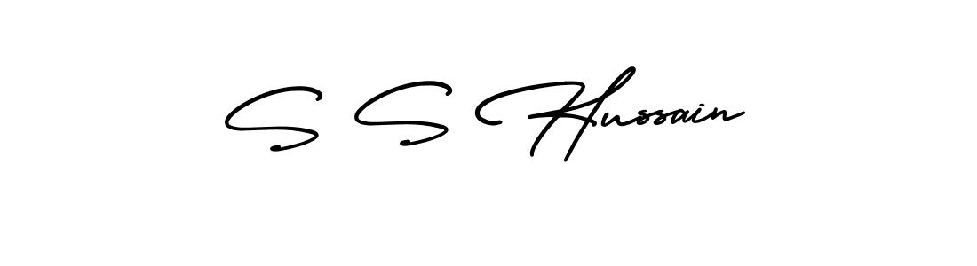 Best and Professional Signature Style for S S Hussain. AmerikaSignatureDemo-Regular Best Signature Style Collection. S S Hussain signature style 3 images and pictures png