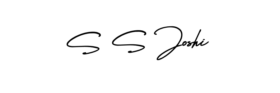 Also You can easily find your signature by using the search form. We will create S S Joshi name handwritten signature images for you free of cost using AmerikaSignatureDemo-Regular sign style. S S Joshi signature style 3 images and pictures png