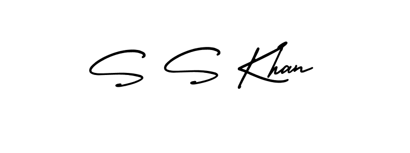 Similarly AmerikaSignatureDemo-Regular is the best handwritten signature design. Signature creator online .You can use it as an online autograph creator for name S S Khan. S S Khan signature style 3 images and pictures png