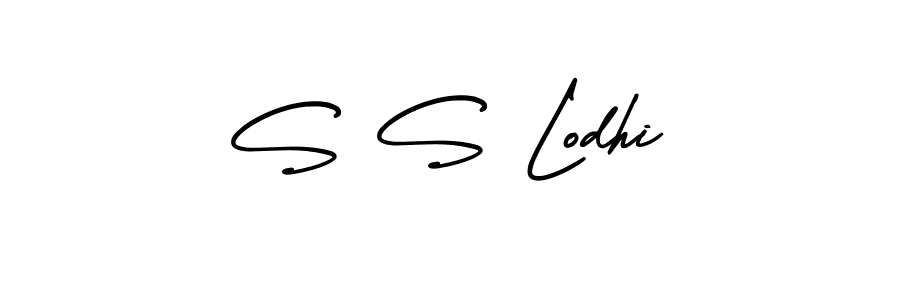 How to make S S Lodhi signature? AmerikaSignatureDemo-Regular is a professional autograph style. Create handwritten signature for S S Lodhi name. S S Lodhi signature style 3 images and pictures png