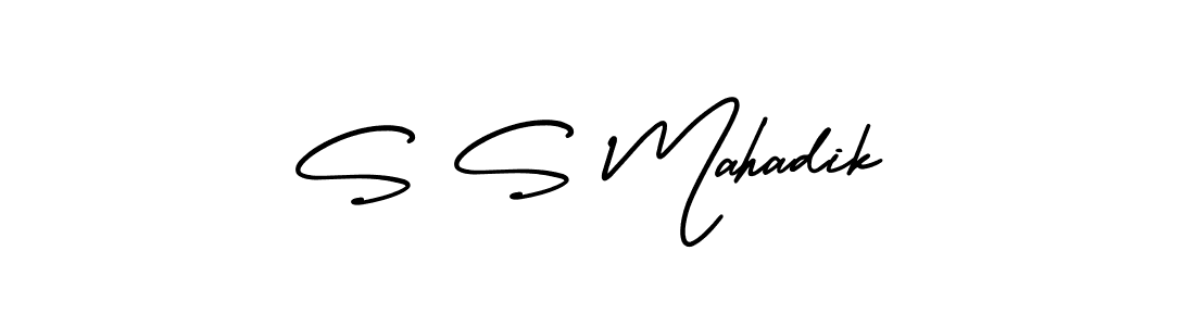 This is the best signature style for the S S Mahadik name. Also you like these signature font (AmerikaSignatureDemo-Regular). Mix name signature. S S Mahadik signature style 3 images and pictures png